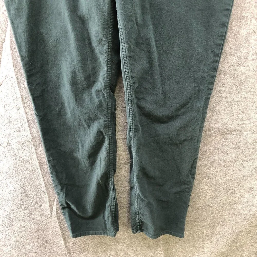 Banana Republic Traveler Pants Mens 34x29‎ Slim Fit Brushed Twill Emerald Green